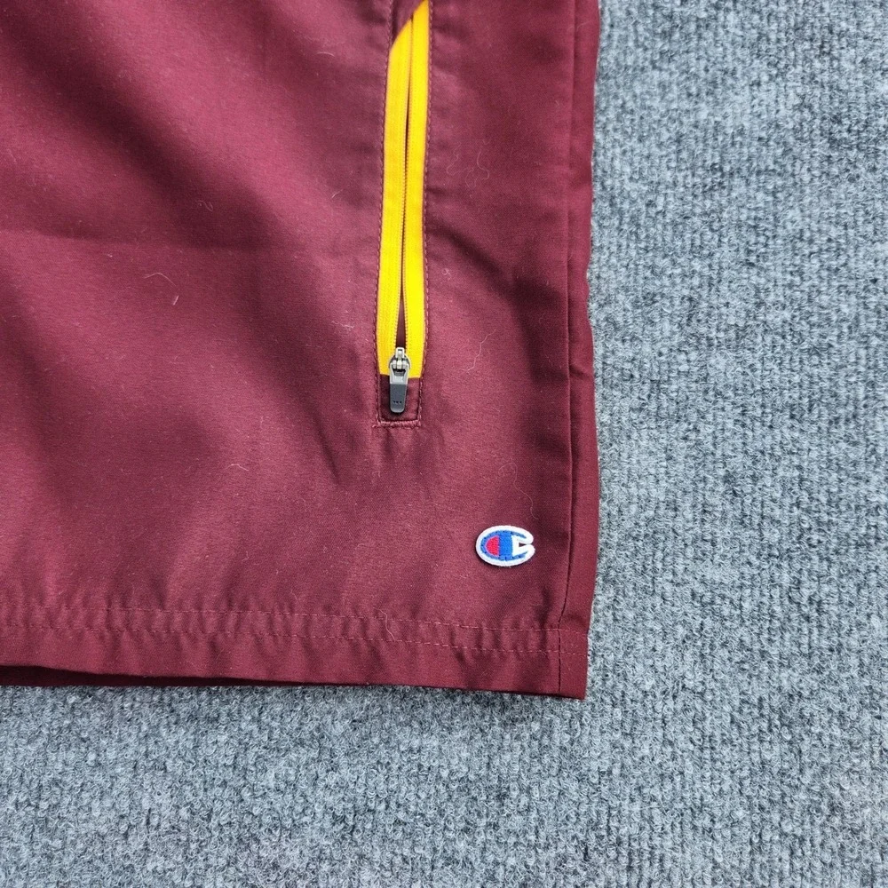 Champion Mens Minnesota Golden Gophers Full Zip Vest Maroon Grey Gold Medium